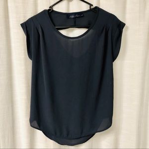 Francesca’s Open Back Cut Top